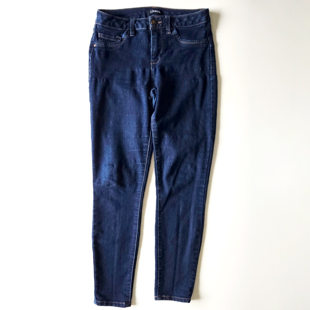 d. jeans (3Pairs) Women's Skinny Jeans In Black, Charcoal Black, & Blue - Picture 3 of 15